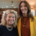 Linda Semans, hostess, and Eileen Filler-Corn