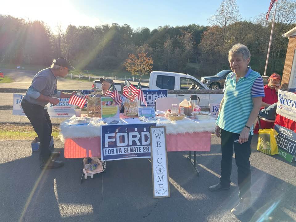 Jean Goodine, precinct captain for the Hampton District.